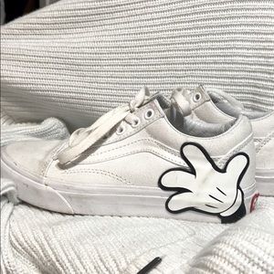White Disney vans